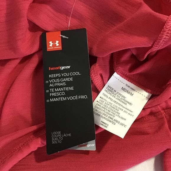 New Under Armour Heatgear Whisperlight Cropped Top - Picture 6 of 8